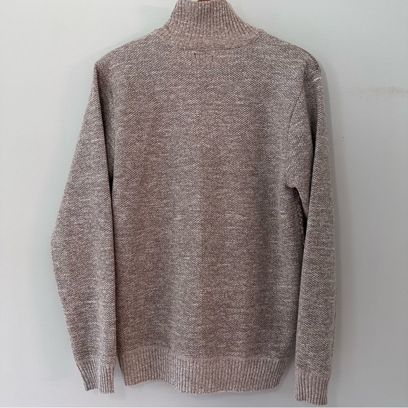 BUFFALO David Bitton Men’s Combo Jute Fleece Lined 3/4 Zip Sweater Size XL - Picture 9 of 15